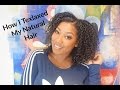 How I Texlax my Natural Hair using Just For Me