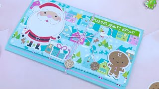 Wallet Mini Album Flipbook Tutorial | Christmas in July 🎄 Day 1