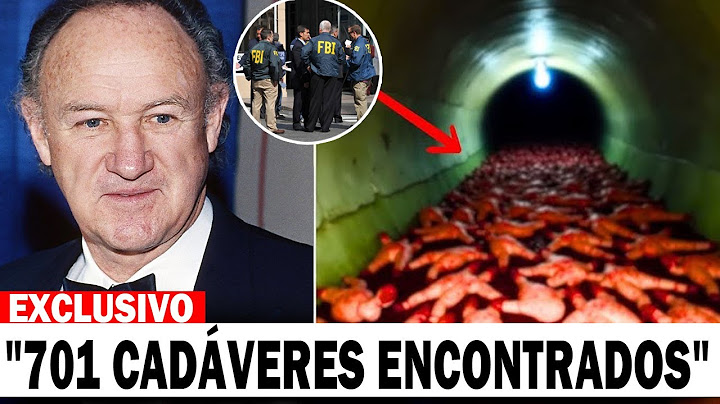El FBI descubre un túnel secreto bajo la mansión de Gene Hackman y se sorprenden al verlo