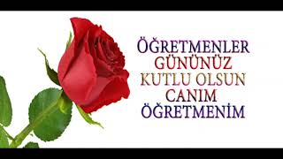 Öğretmenler Günü Sözleri Resimli Öğretmenler Günü Mesajları