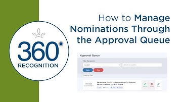 How to Manage Nominations Through the Approval Queue on Terryberry