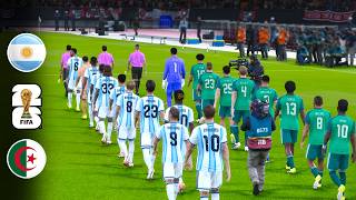 Argentina vs Algeria - FIFA World Cup 2026 Full Match Gameplay