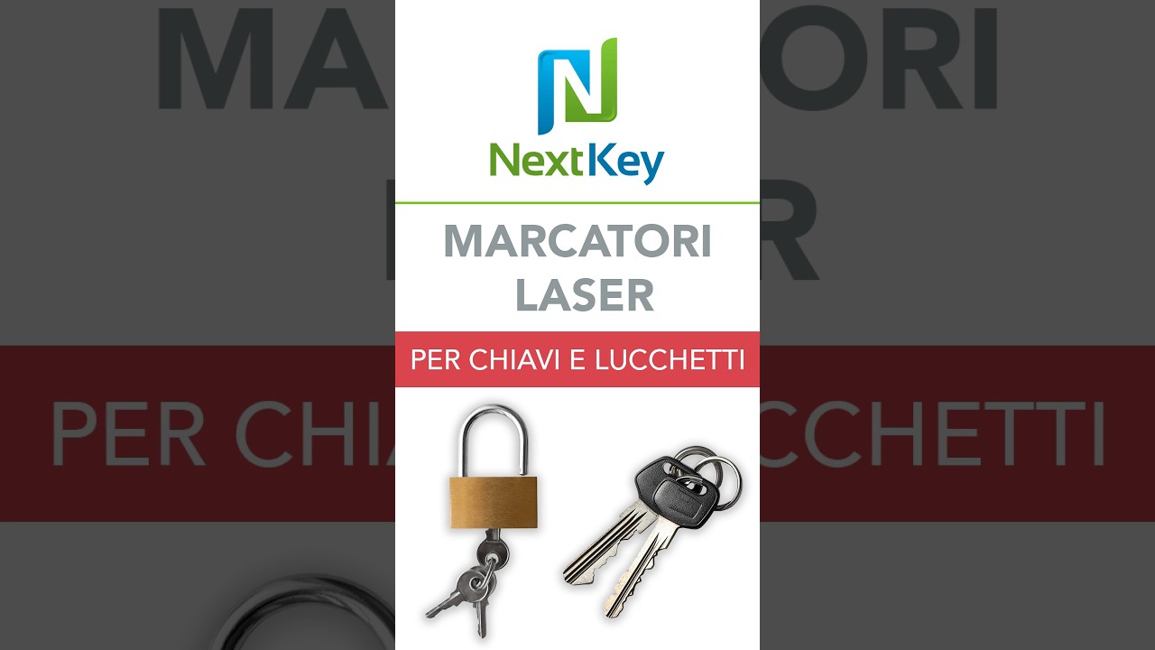 Marcatori laser portatili per serrature e chiavi