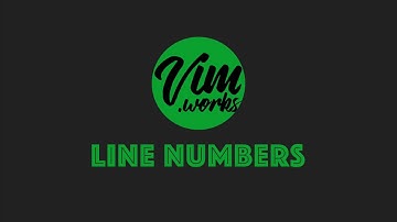Line Numbers in Vim