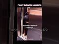 Funny Elevator Moments 😂 | Nonchalant People in Lifts! #shorts  #funnyshorts