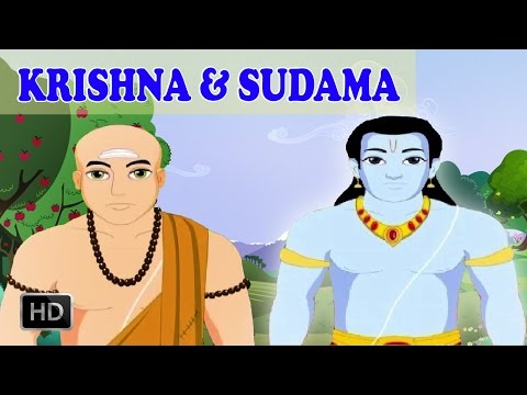 Lord Krishna Stories - Krishna And Sudama - Animated / Cartoon Stories For Children