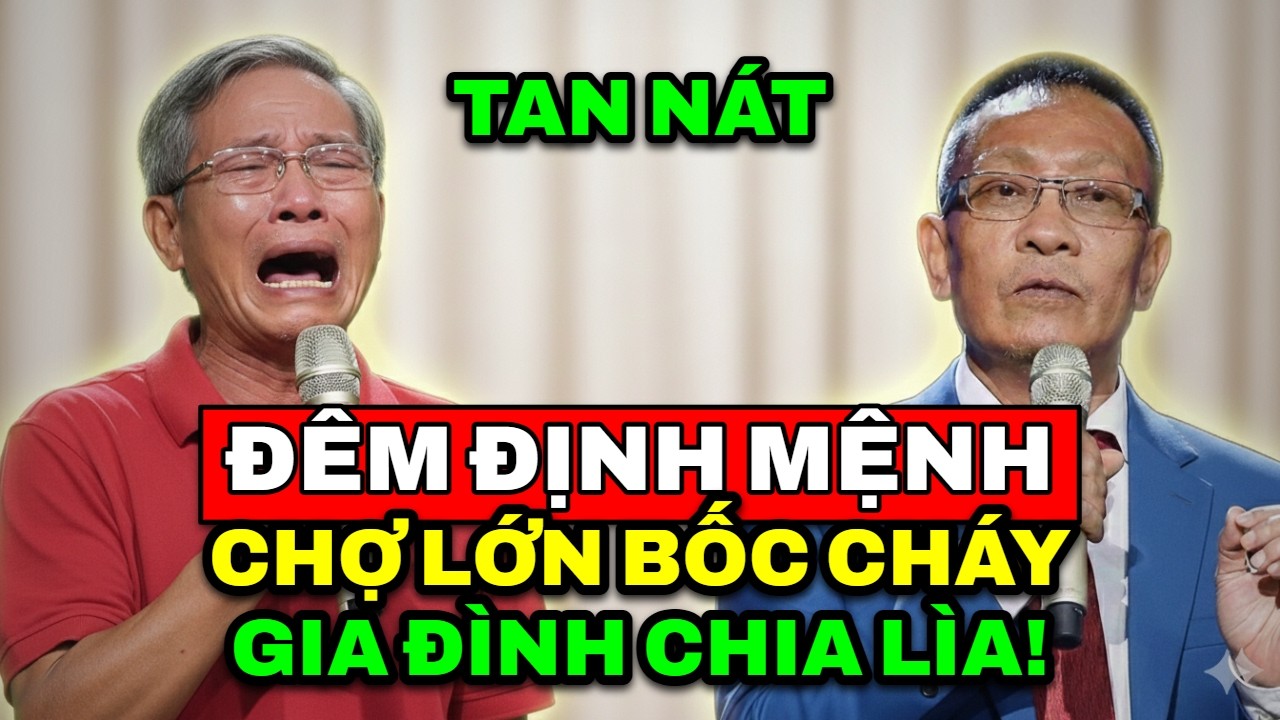 TÂM SỰ CÙNG VĂN SÂM - Đêm định mệnh chợ Lớn bốc cháy khiến gia đình tan nát người đi kẻ ở lại.