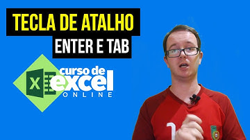 Curso de Excel Online - Enter e Tab no Excel - Qual a diferença?