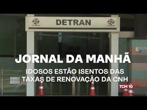 Jornal da Manhã - Idosos estão isentos das taxas de renovação da CNH