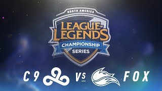 C9 vs. FOX - Week 2 Day 1 | NA LCS Spring Split | Cloud9 vs.Echo Fox (2018)