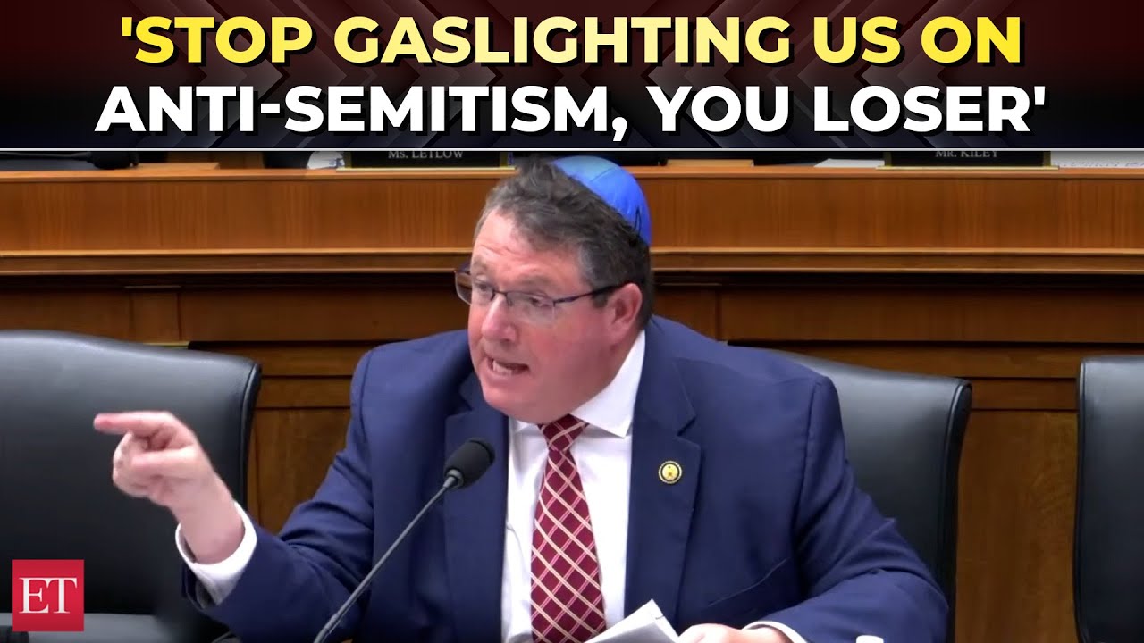 'Shut up and get lost': GOP Rep. Randy Fine erupts in fury at college antisemitism hearing