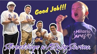 TUWANG TUWA SI BABY SARINA 💜 #streetboys #jhonghilario #babysarina