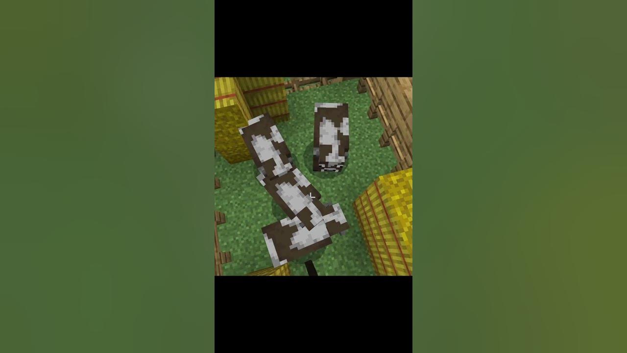 making-a-cow-pen-in-minecraft-youtube