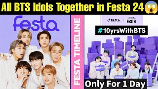 All BTS Idols Coming Together in Festa 2024 😱 from Military 🥰 BTS Coming Together in BTS Festa Event