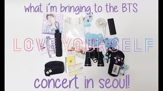what am I bringing to the BTS love yourself concert in seoul? (spoiler: it's koya.)