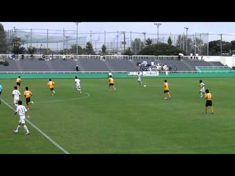 中大vs東学大@味フィ西 前半7分～前半13分 JR東日本カップ'12後期9/22