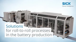 Solutions for roll-to-roll processes in the battery production