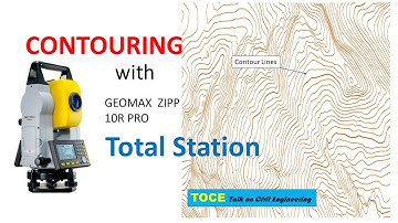 Contouring with GeoMax Zipp 10R Total Station