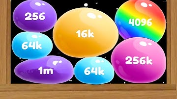 (Count Master) vs (Jelly 2048) - ASMR Gameplay, Noob to Pro