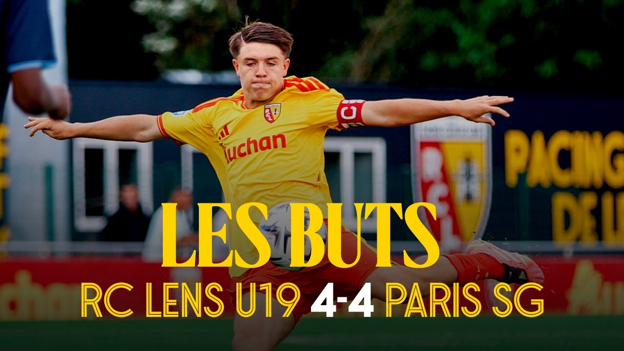 U19 NATIONAL I Les buts lensois lors de RC Lens - Paris Saint-Germain
