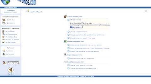WebConference.com lets you brand your account for FREE! Mac and Windows Compatible.