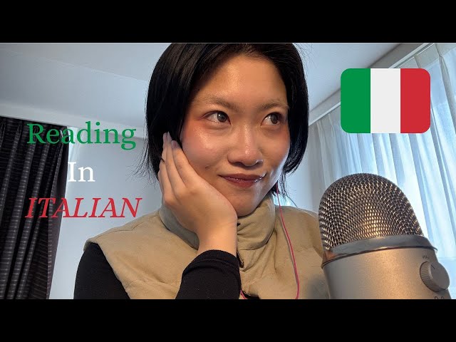 🇮🇹Reading to You in ITALIAN💚🤍❤️