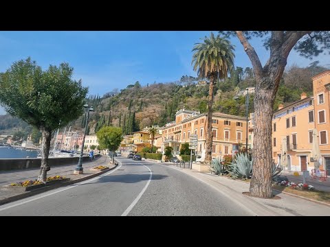 LAGO DI GARDA scenic drive | GARGNANO to SALO | Italy