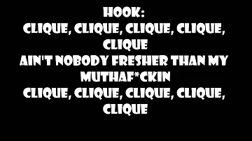 Kanye West FT. Jay Z, Big Sean and James Fauntleroy-Clique (Lyrics Video)