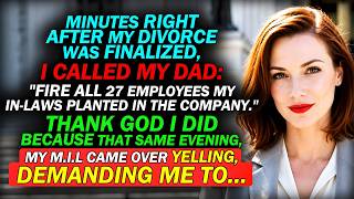 My Mother In Laws SECRETLY Planted 27 Employees in My Dad's Company - Until My Divorce Set Me Free