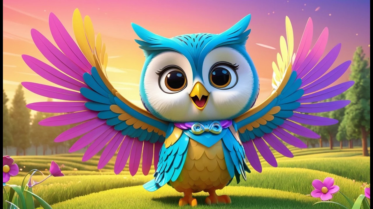 Smart Owl Repairs the Wind Turbine | Fun Forest Song for Kids | Clever Animal Adventure Rhyme