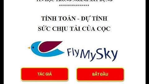 Hướng dẫn tính sức chịu tải của cọc