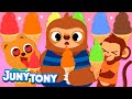 Colored Ice Cream | Color Song for Kids | Kindergarten Song | Let's Eat Yummy Ice Cream! | JunyTony