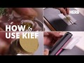 How to use kief  herb dihigh