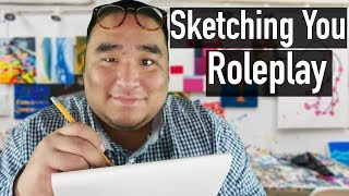 [ASMR] Sketching You Roleplay (Soft Spoken) | MattyTingles