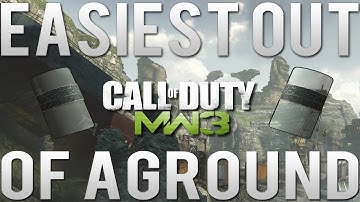 MW3 Glitches - *NEW* Easiest Way Fully Out Of "Aground"