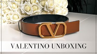 Valentino Vlogo Belt Unboxing 
