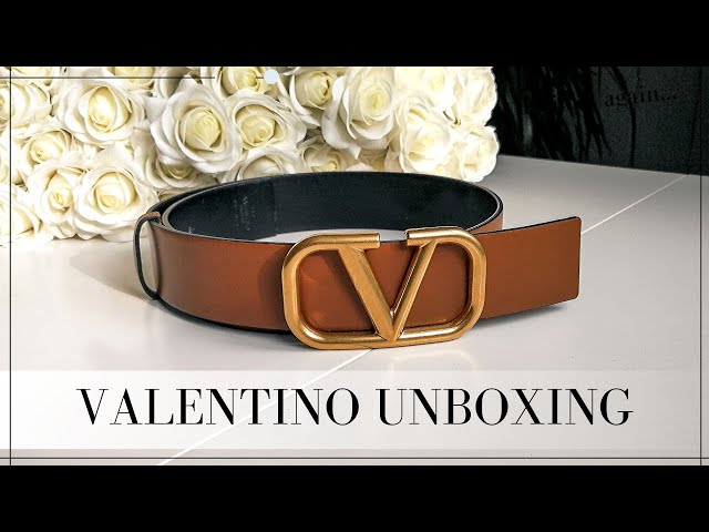 VALENTINO VLOGO BELT UNBOXING 💖 