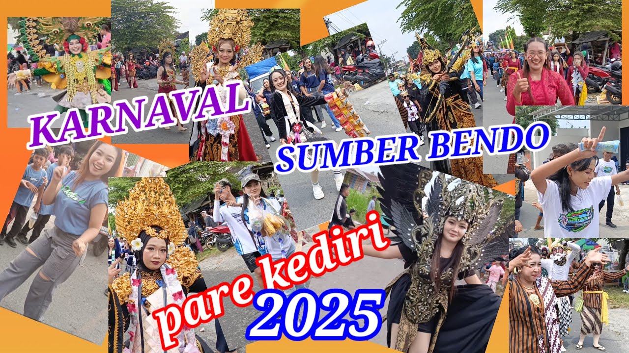 karnaval desa sumber bendo pare kediri