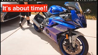 Finally! The Yamaha R6 is here!