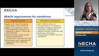 European regulation improves trust in nanomaterials, Jenny Holmqvist ECHA