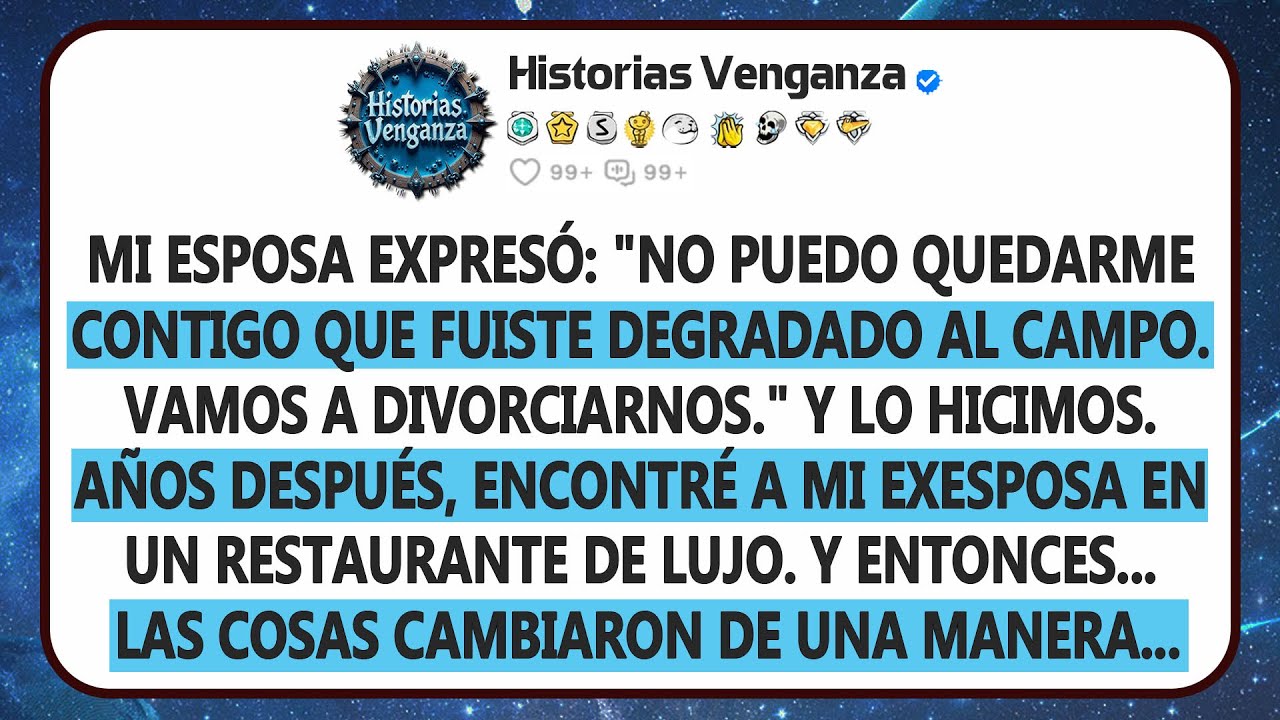 Mi esposa me dejó después de que me transfirieran al campo. Años después, cuando volví a encontrarme