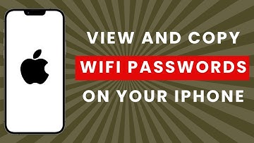How to View and Copy WIFI Passwords on your iPhone (Full Guide)