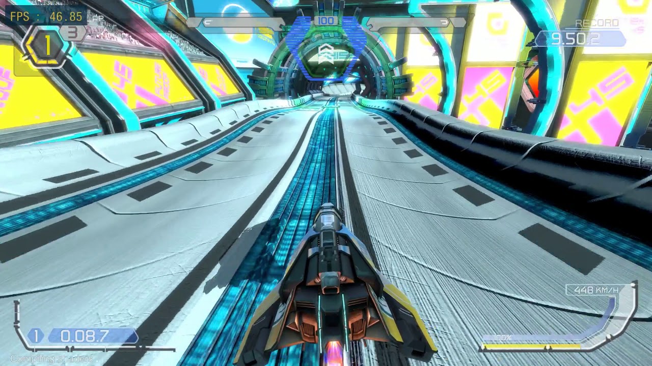 RPCS3 0.0.6-8568 4kIR | Wipeout HD Fury Gameplay - YouTube