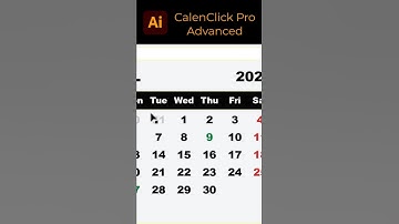 Hoe maak je een kalender in Illustrator - CalenClick Pro Advanced - Dagkoptekstachtergrond