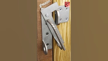 Homemade gate lock #shorts