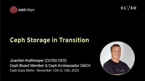 Keynote: Ceph Storage in Transition – Strategy and Roadmap for AI & Multi-Cloud I Joachim Kraftmayer