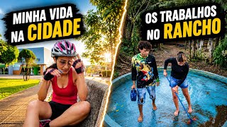 Como está minha vida na cidade e os trabalhos no rancho...
