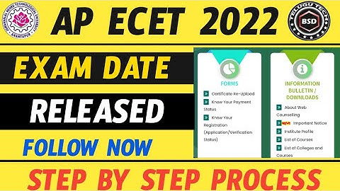 AP ECET 2022 | EXAM DATE RELEASED NOW | START PREPARATION | BSD TELUGU TECH | MGB PUBLICATIONS