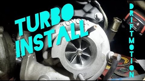 Drift Motion turbo &  subframe mod install 1JZGTE VVTi