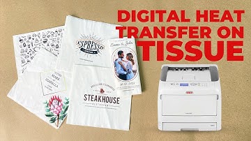 Digitale transferdruk op tissue | Servet